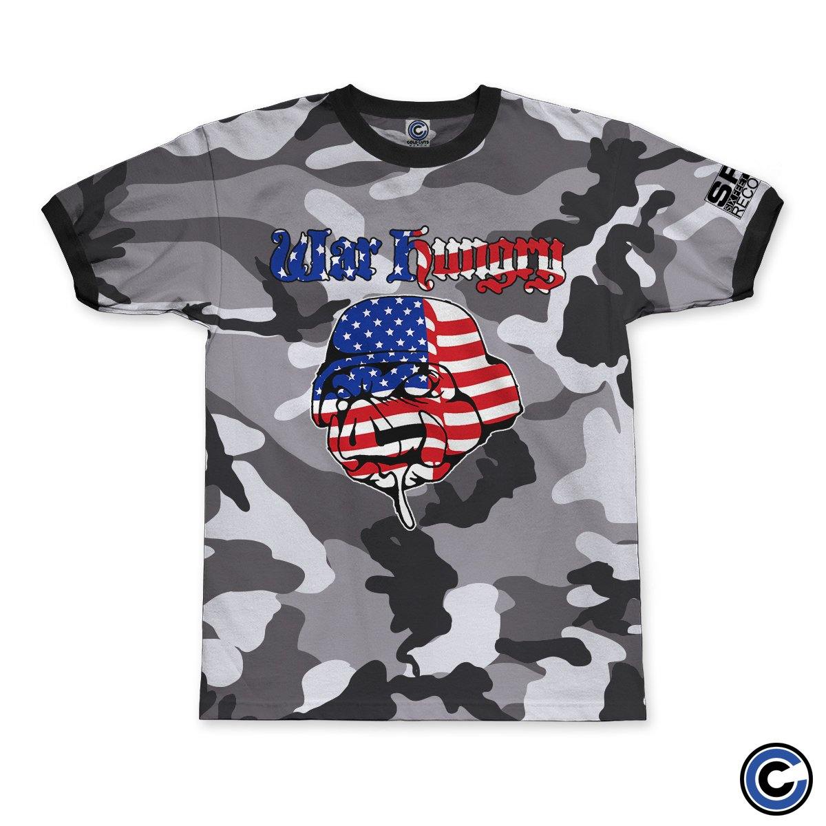 Buy – War Hungry "Pig" Grey Camo Shirt – Band & Music Merch – Cold Cuts Merch