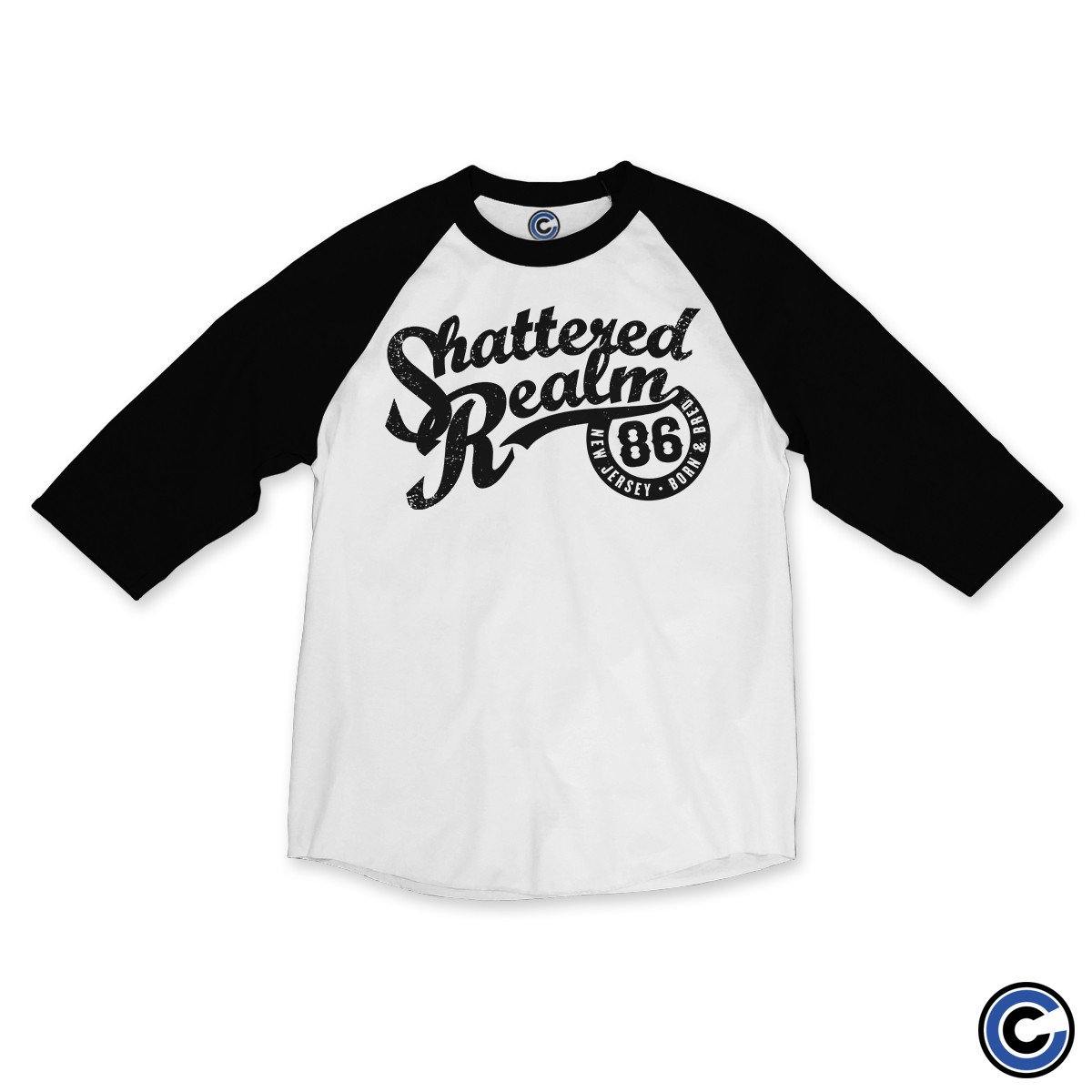 Buy – Shattered Realm "Born and Bred" Raglan – Band & Music Merch – Cold Cuts Merch