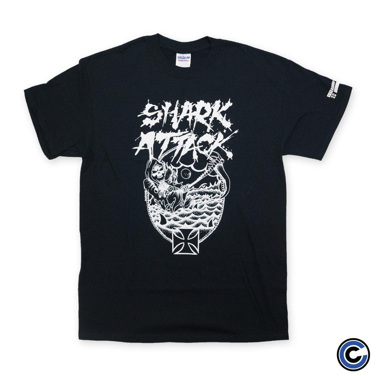 Buy – Shark Attack "Grim Reaper" Shirt – Band & Music Merch – Cold Cuts Merch