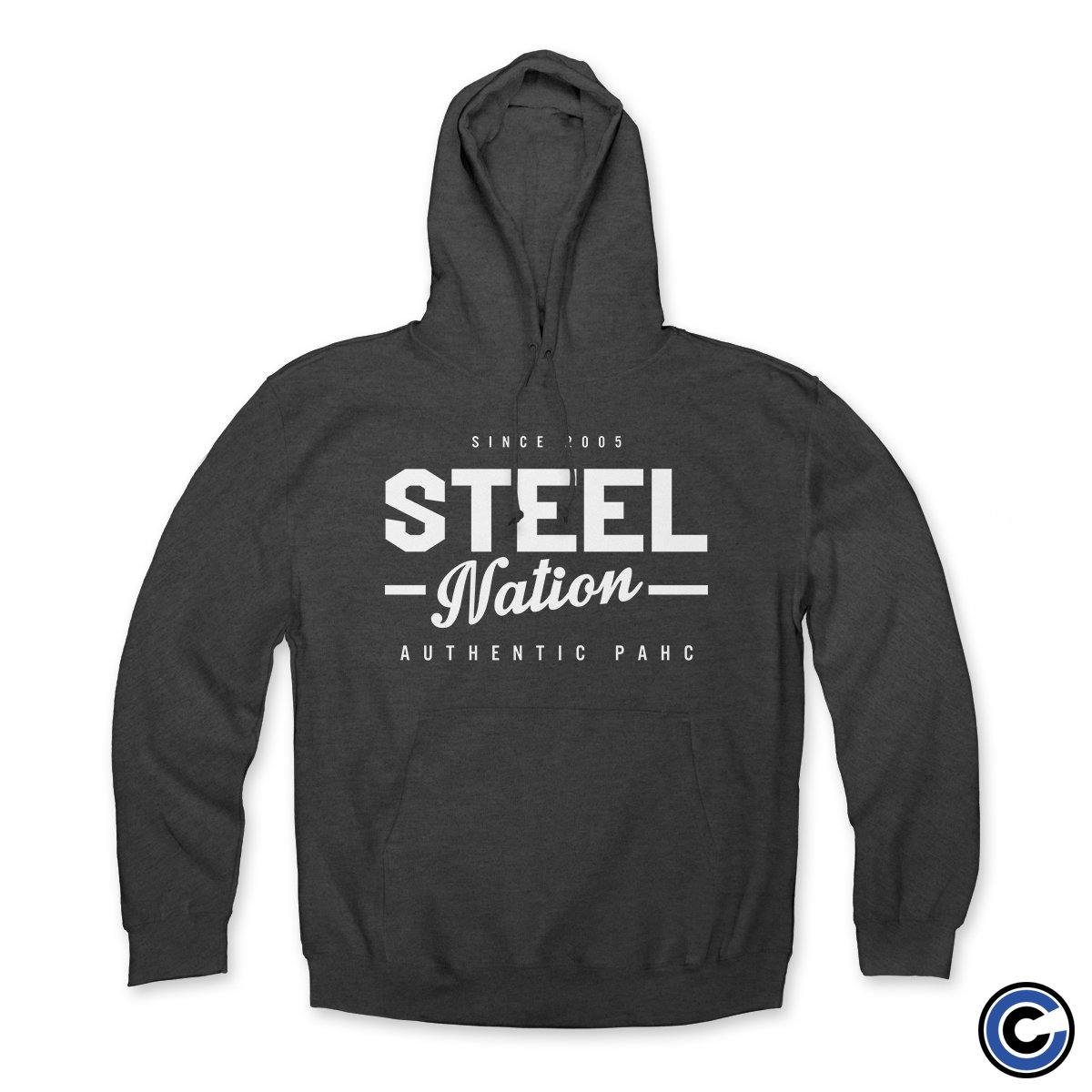 Buy – Steel Nation "Authentic Hardcore" Hoodie – Band & Music Merch – Cold Cuts Merch