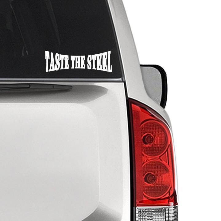 Buy – Taste The Steel "Logo" Decal – Band & Music Merch – Cold Cuts Merch