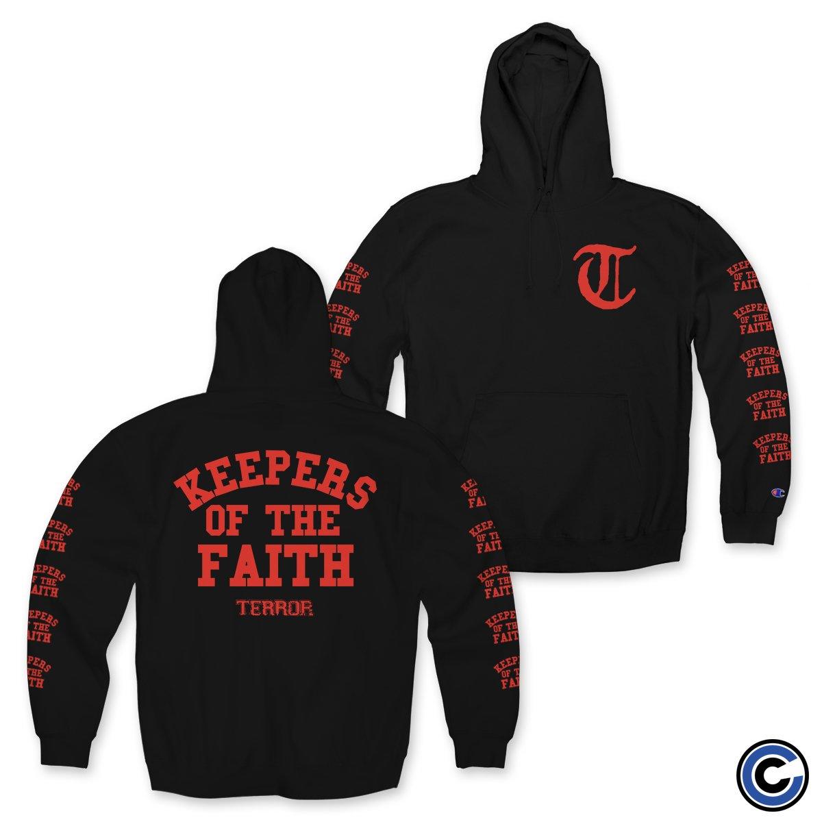 Buy – Terror "Keepers Of The Faith" Champion Hoodie – Band & Music Merch – Cold Cuts Merch