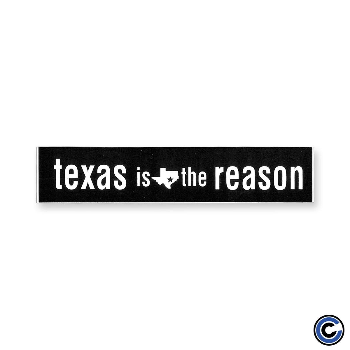 Buy – Texas Is The Reason "Logo Rectangle" Sticker – Band & Music Merch – Cold Cuts Merch