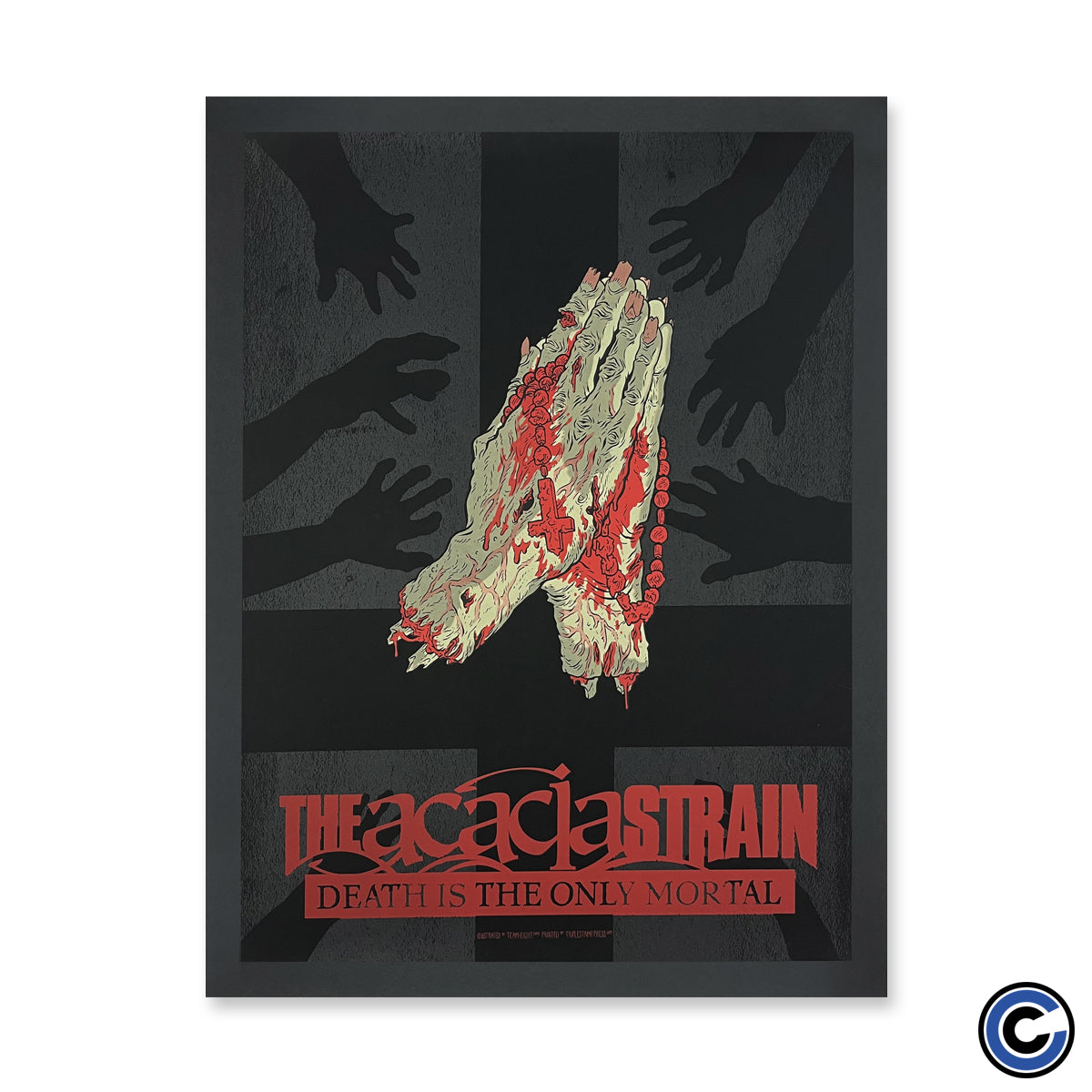 The Acacia Strain "Praying Hands" Poster