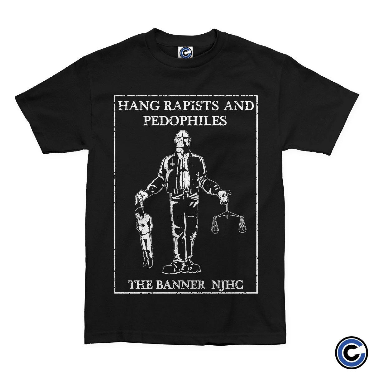 Buy – The Banner "Hang Rapists" Shirt – Band & Music Merch – Cold Cuts Merch