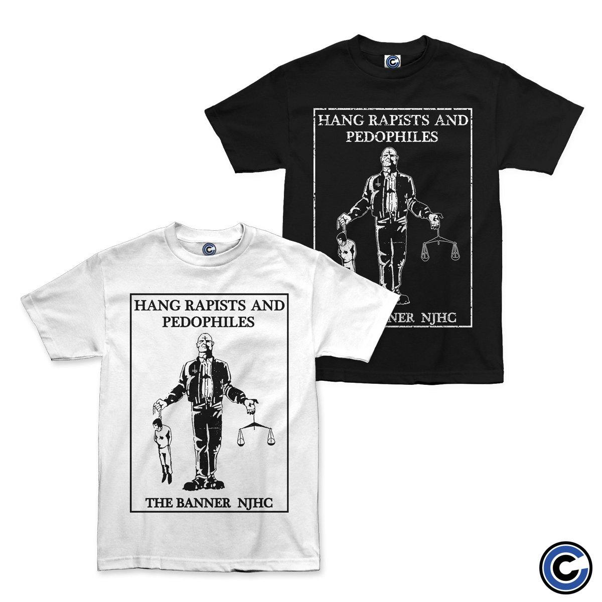 Buy – The Banner "Hang Rapists" Shirt – Band & Music Merch – Cold Cuts Merch