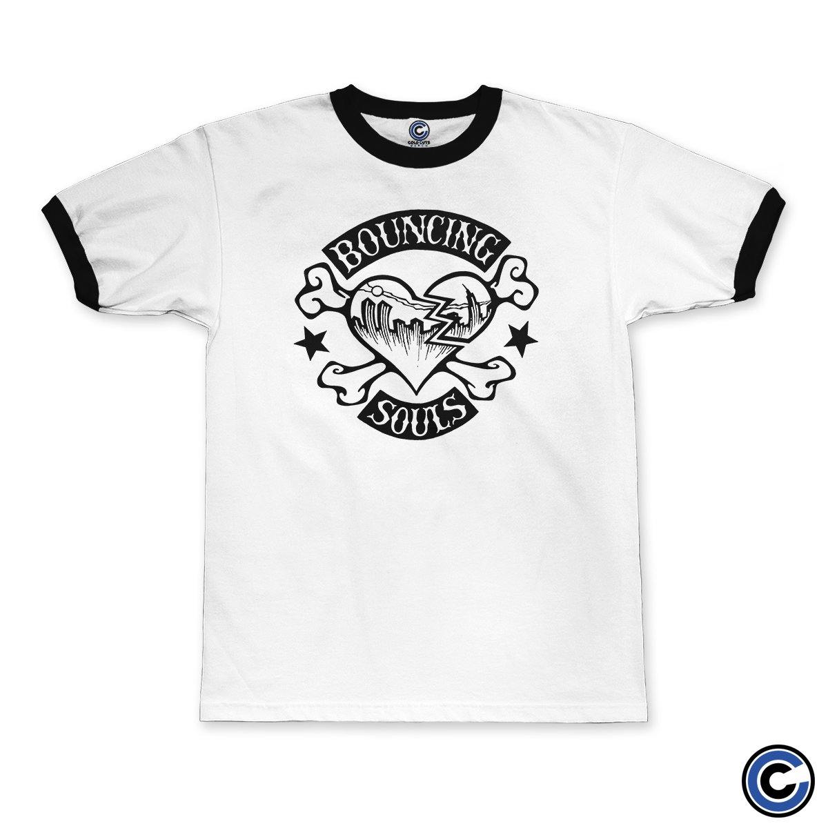 Buy – The Bouncing Souls "Rocker Heart" Ringer – Band & Music Merch – Cold Cuts Merch