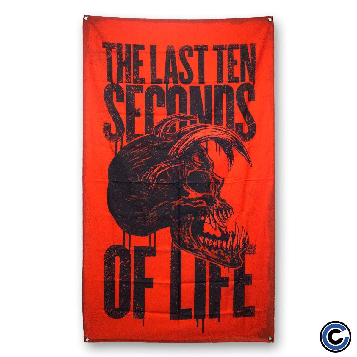 Buy – The Last Ten Seconds of Life "Horned Skull" Flag – Band & Music Merch – Cold Cuts Merch