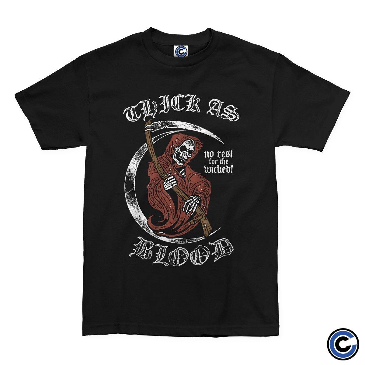 Buy – Thick as Blood "No Rest" Shirt – Band & Music Merch – Cold Cuts Merch