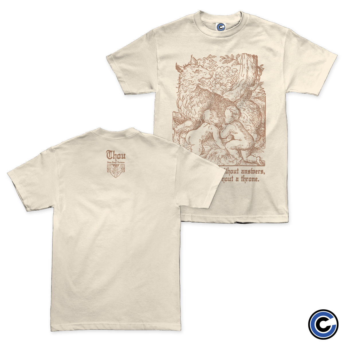 Thou "Rhea Sylvia" Tan Shirt