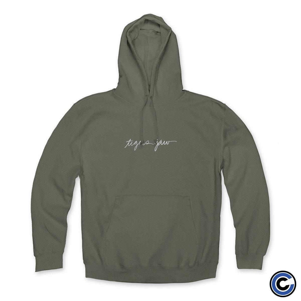 Buy – Tigers Jaw "Script" Hoodie – Band & Music Merch – Cold Cuts Merch
