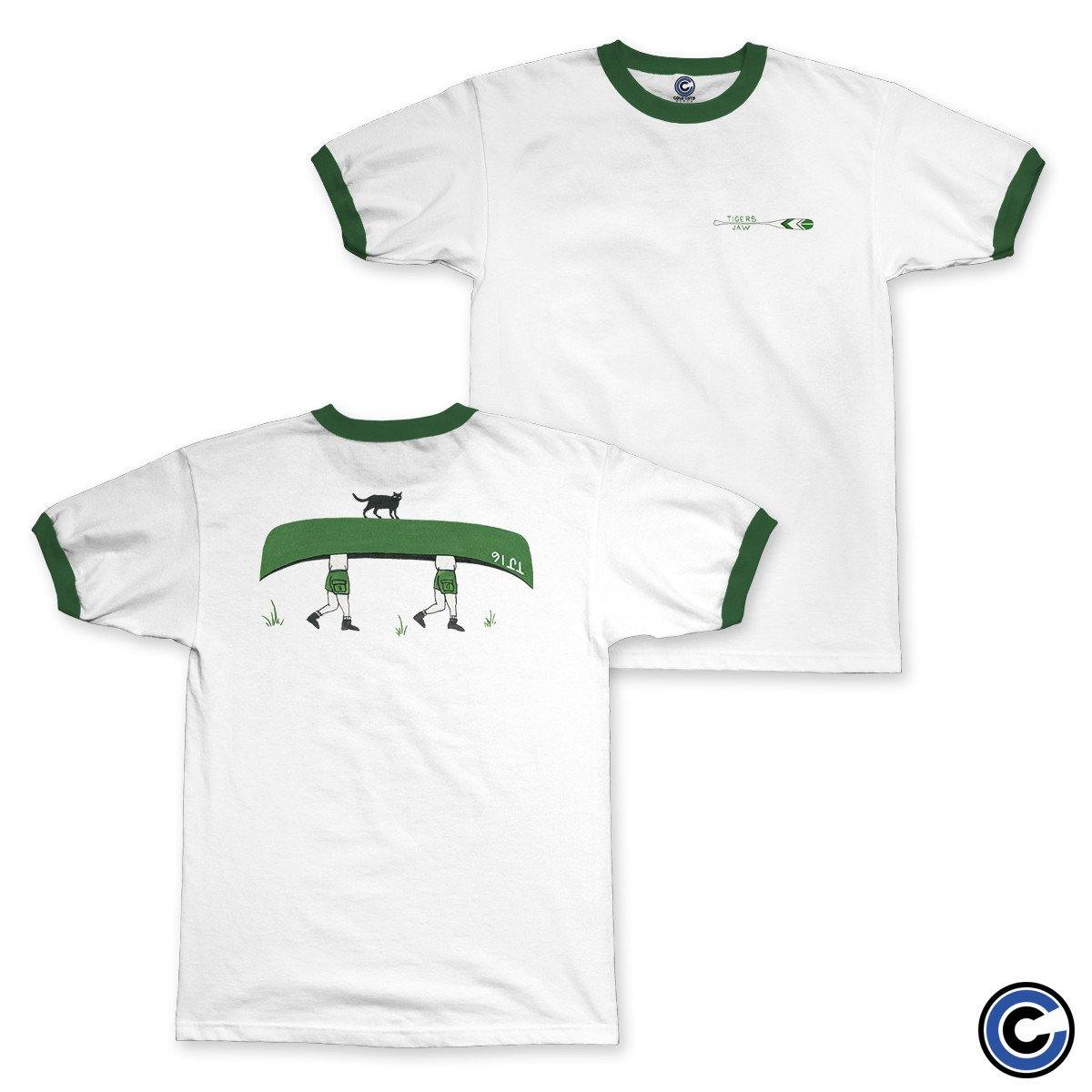 Buy – Tigers Jaw "Slaby Canoe" Ringer Tee Shirt – Band & Music Merch – Cold Cuts Merch