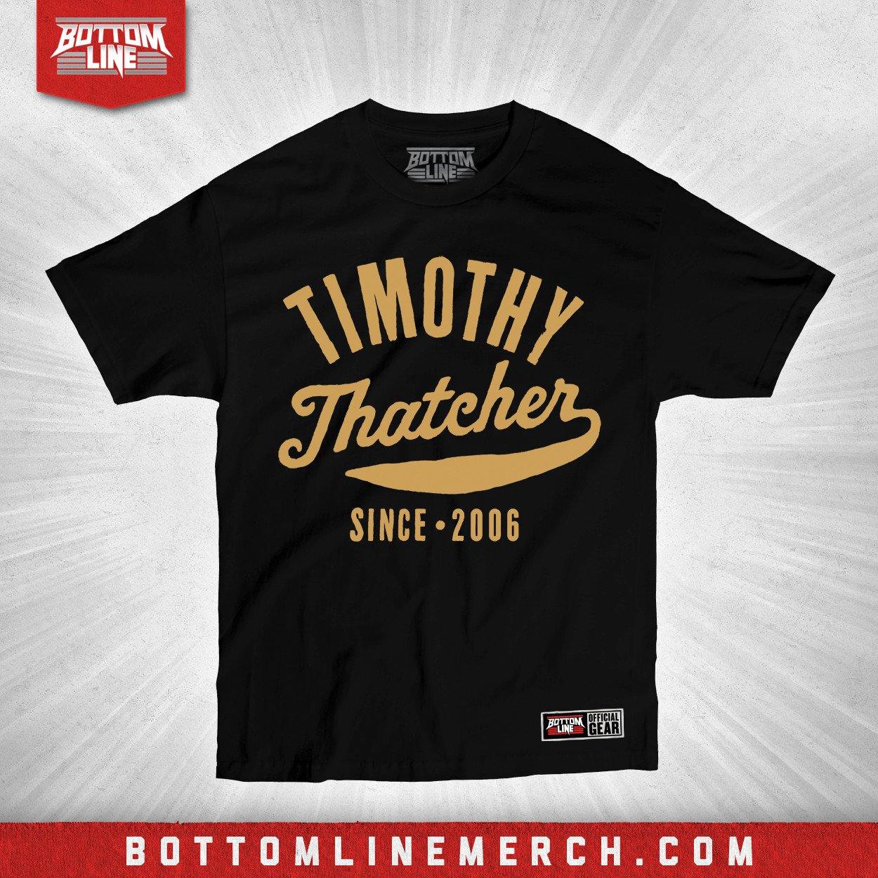 Buy Now – Timothy Thatcher "Vintage Fight" Black Shirt – Wrestler & Wrestling Merch – Bottom Line