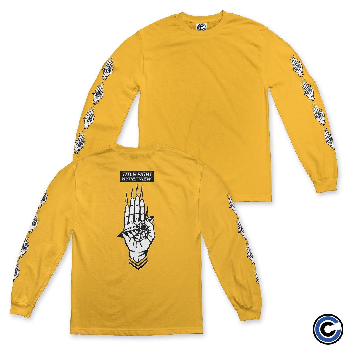 Buy – Title Fight "Hand" Long Sleeve – Band & Music Merch – Cold Cuts Merch