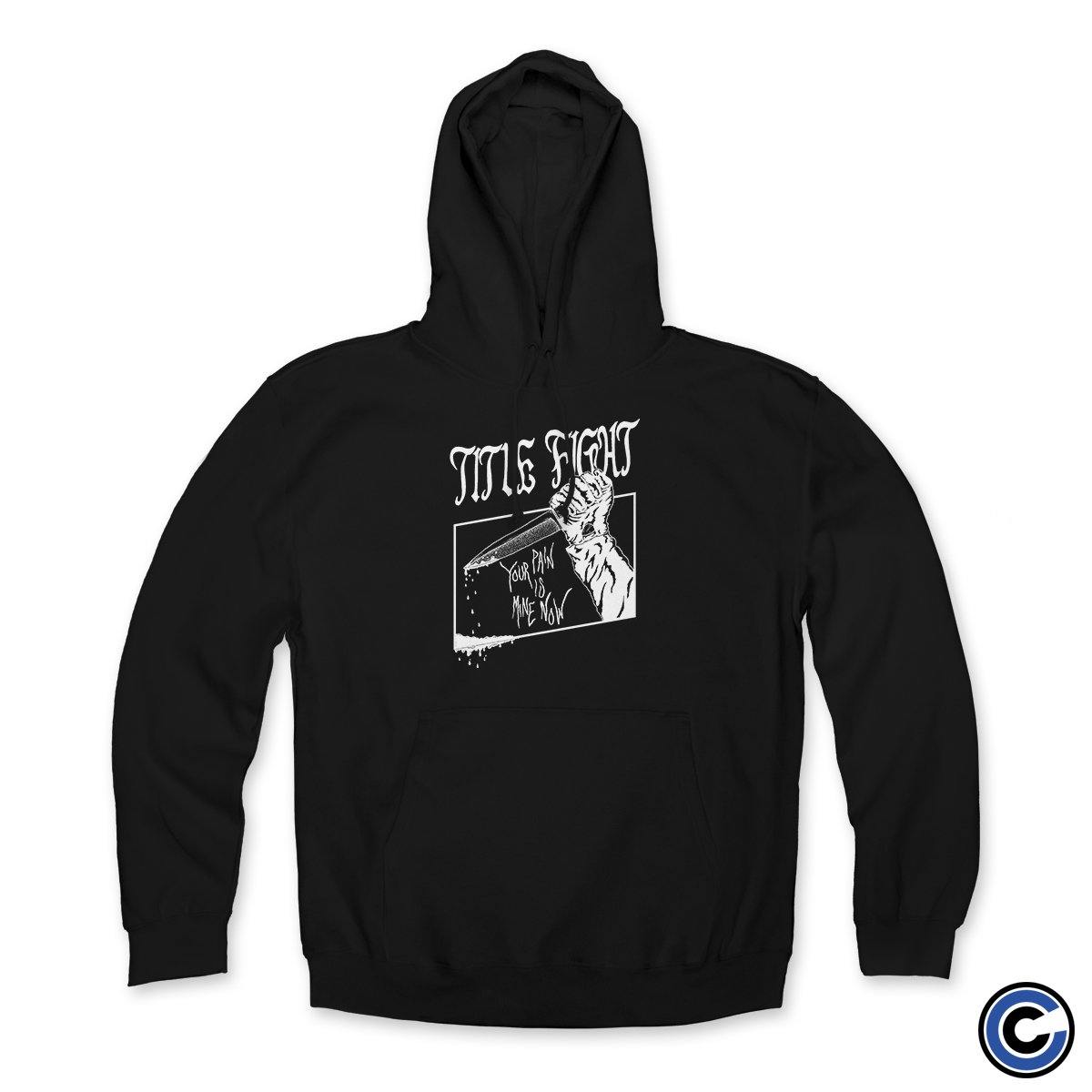 Buy – Title Fight "Your Pain" Hoodie – Band & Music Merch – Cold Cuts Merch