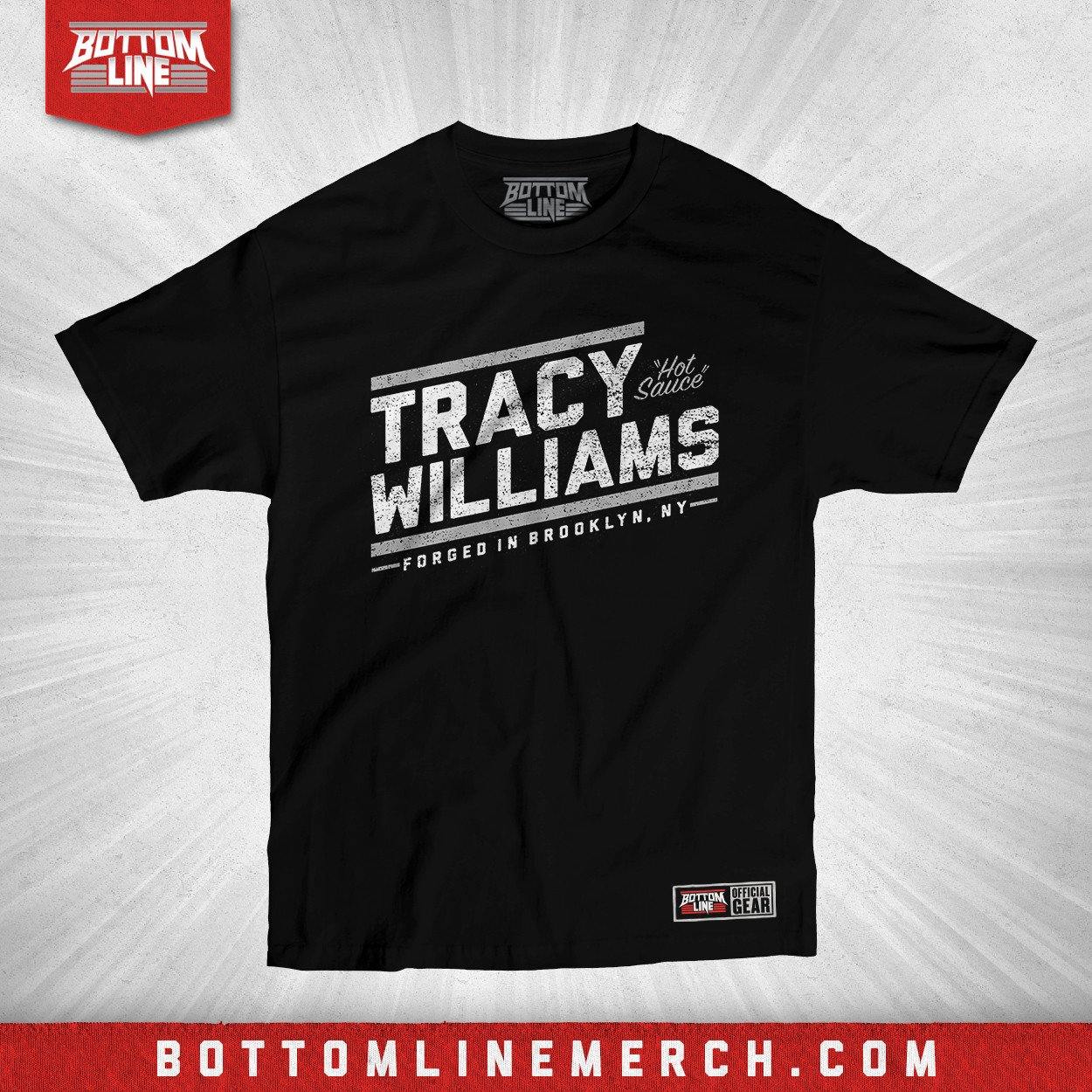 Buy Now – Tracy Williams "Forged in Brooklyn" Shirt – Wrestler & Wrestling Merch – Bottom Line