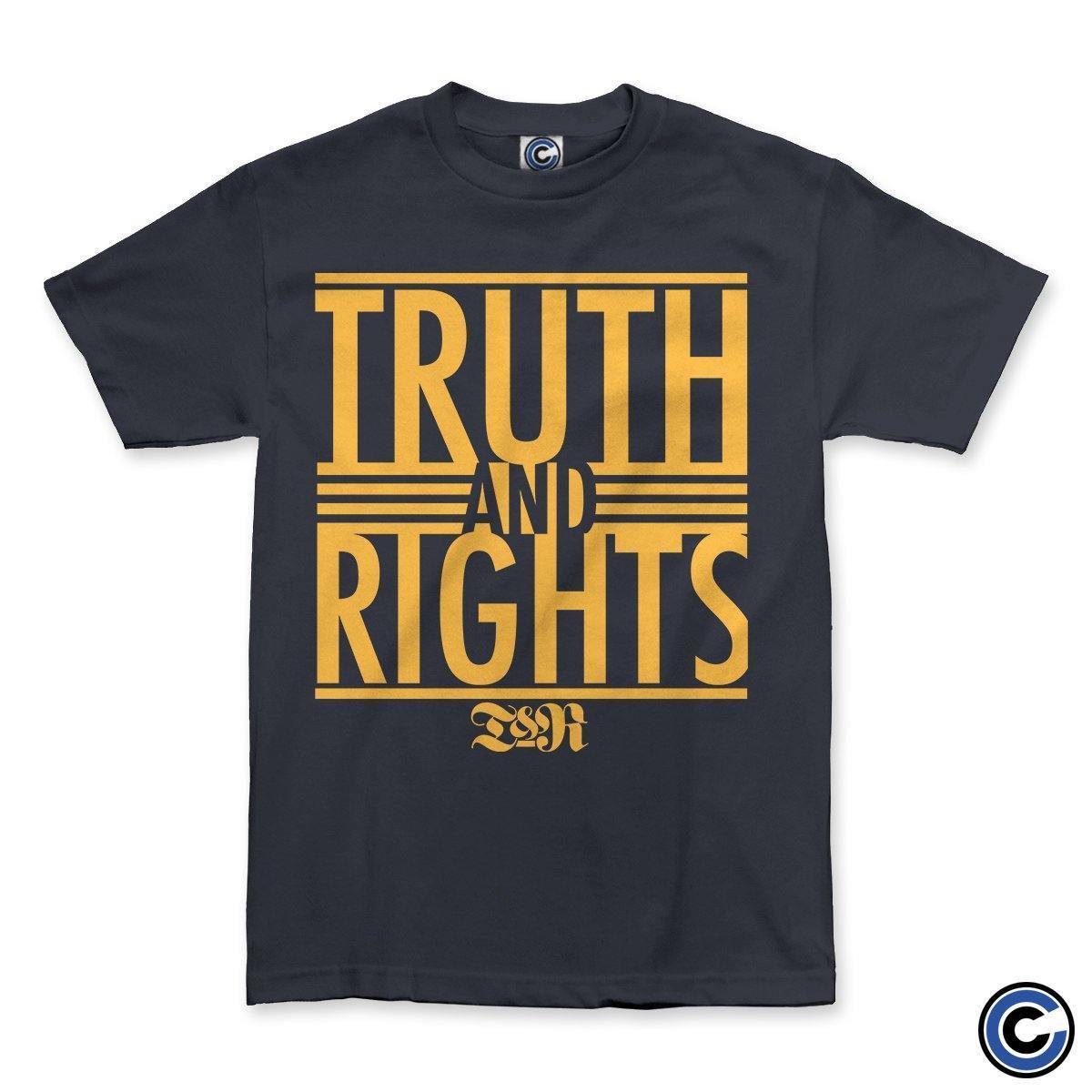 Buy – Truth and Rights "Core Truth" Navy Shirt – Band & Music Merch – Cold Cuts Merch