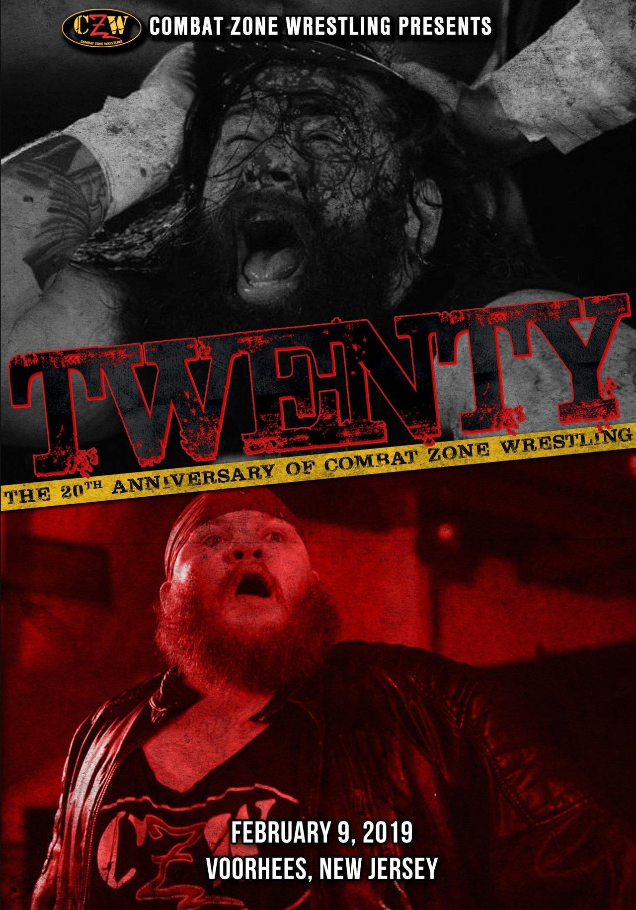Buy Now – CZW "Twenty" 2/9/2019 DVD – Wrestler & Wrestling Merch – Bottom Line