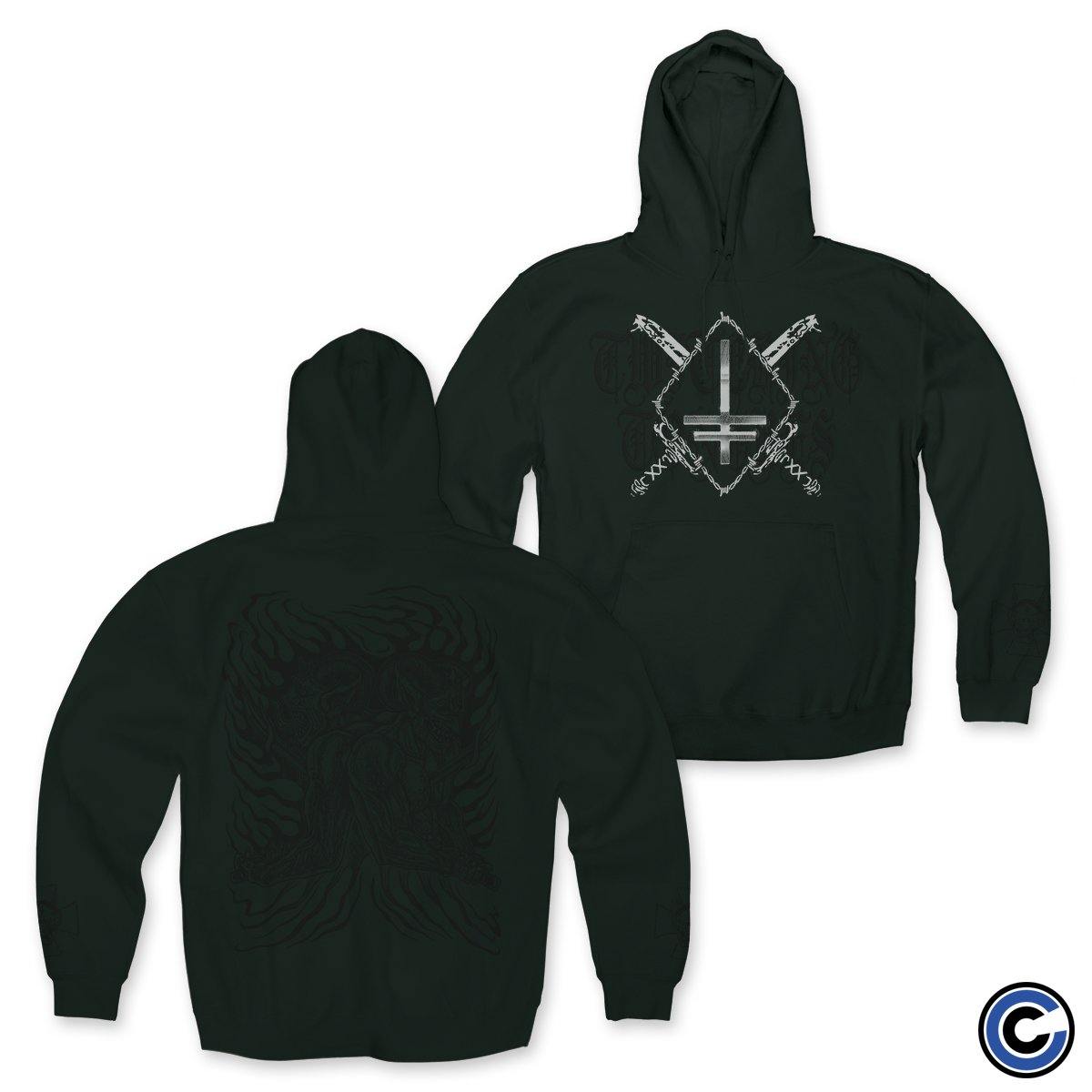 Buy – Twitching Tongues "Double Devil" Hoodie – Band & Music Merch – Cold Cuts Merch