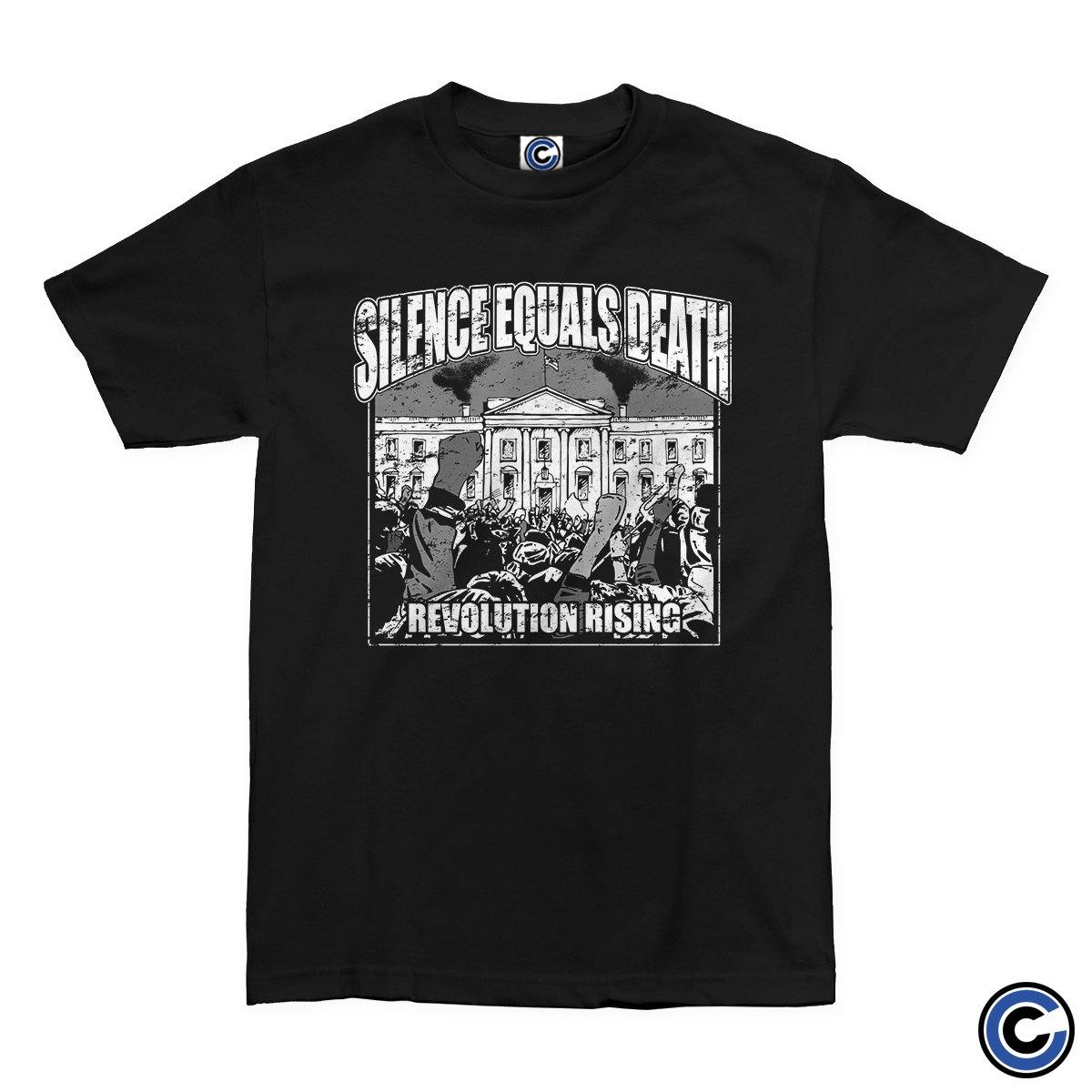 Buy – Silence Equals Death "Revolution Rising" Shirt – Band & Music Merch – Cold Cuts Merch