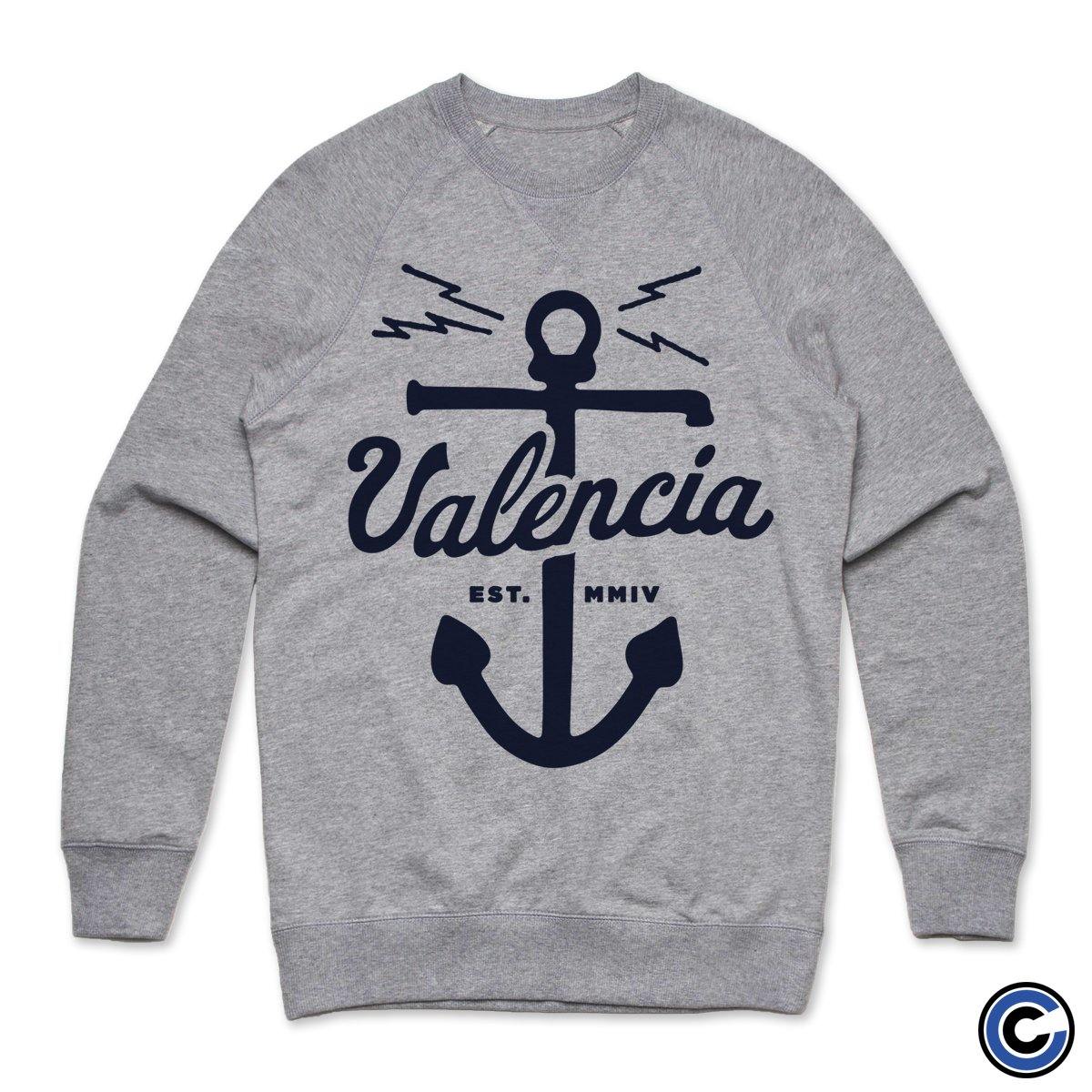 Buy – Valencia "Anchor" Crewneck – Band & Music Merch – Cold Cuts Merch