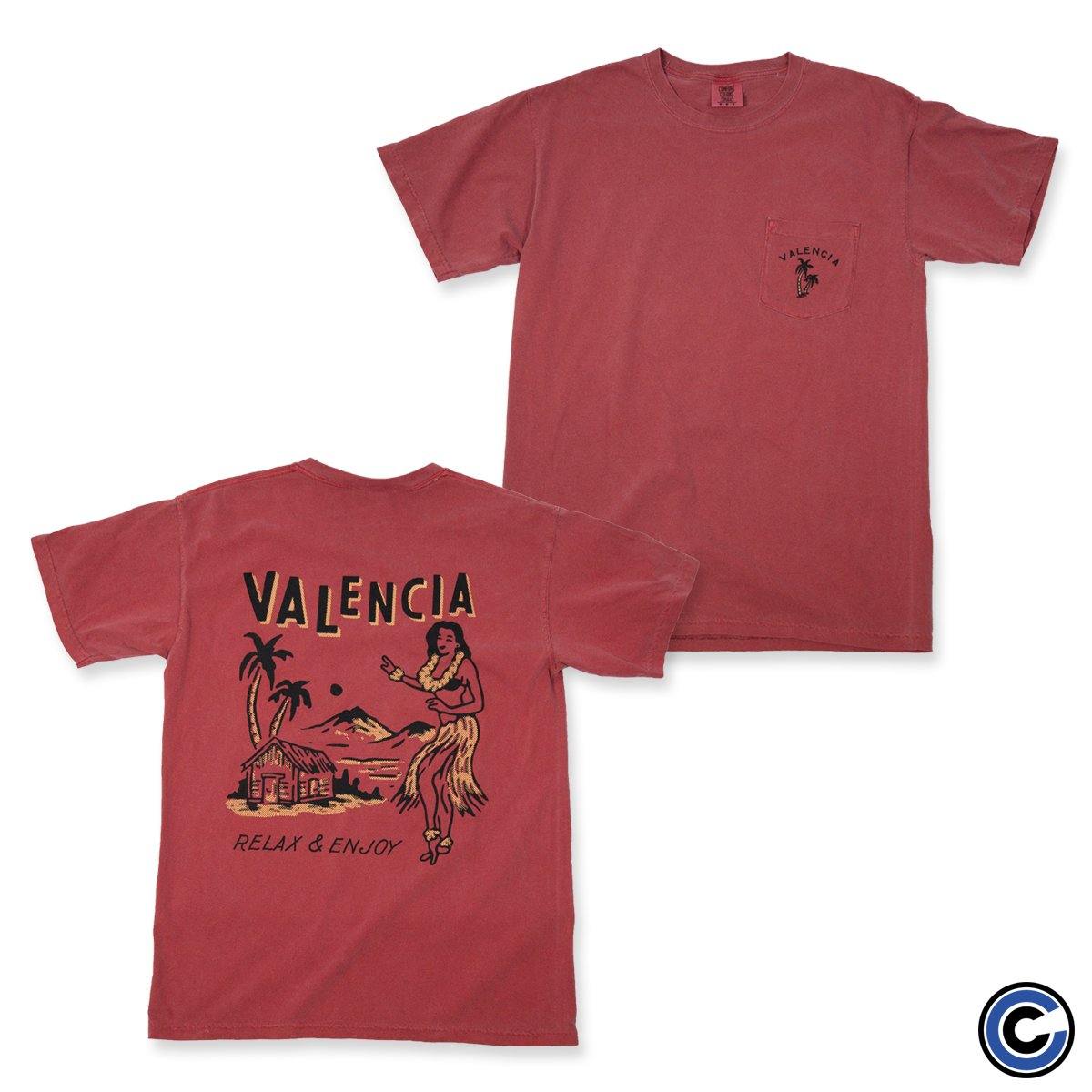 Buy – Valencia "Hula" Pocket Tee – Band & Music Merch – Cold Cuts Merch