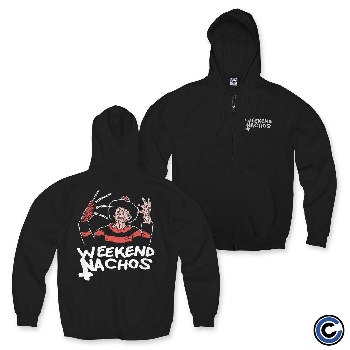 Buy – Weekend Nachos "Freddy" Zip Up Hoodie – Band & Music Merch – Cold Cuts Merch