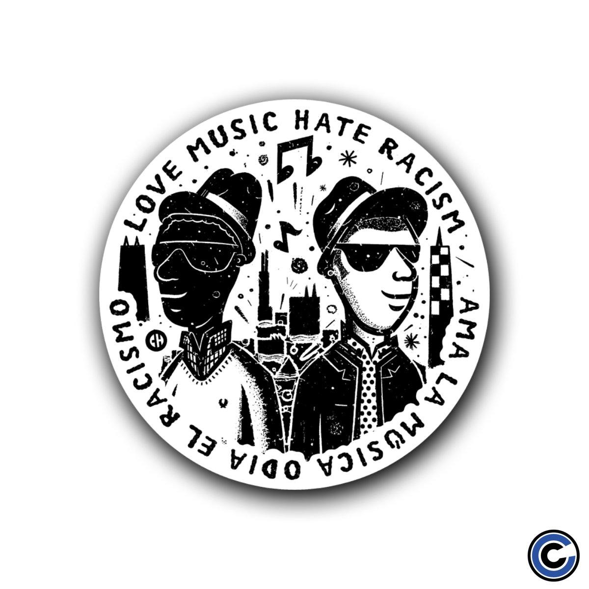 Buy – "Racism Is Ignorance" Sticker – Band & Music Merch – Cold Cuts Merch