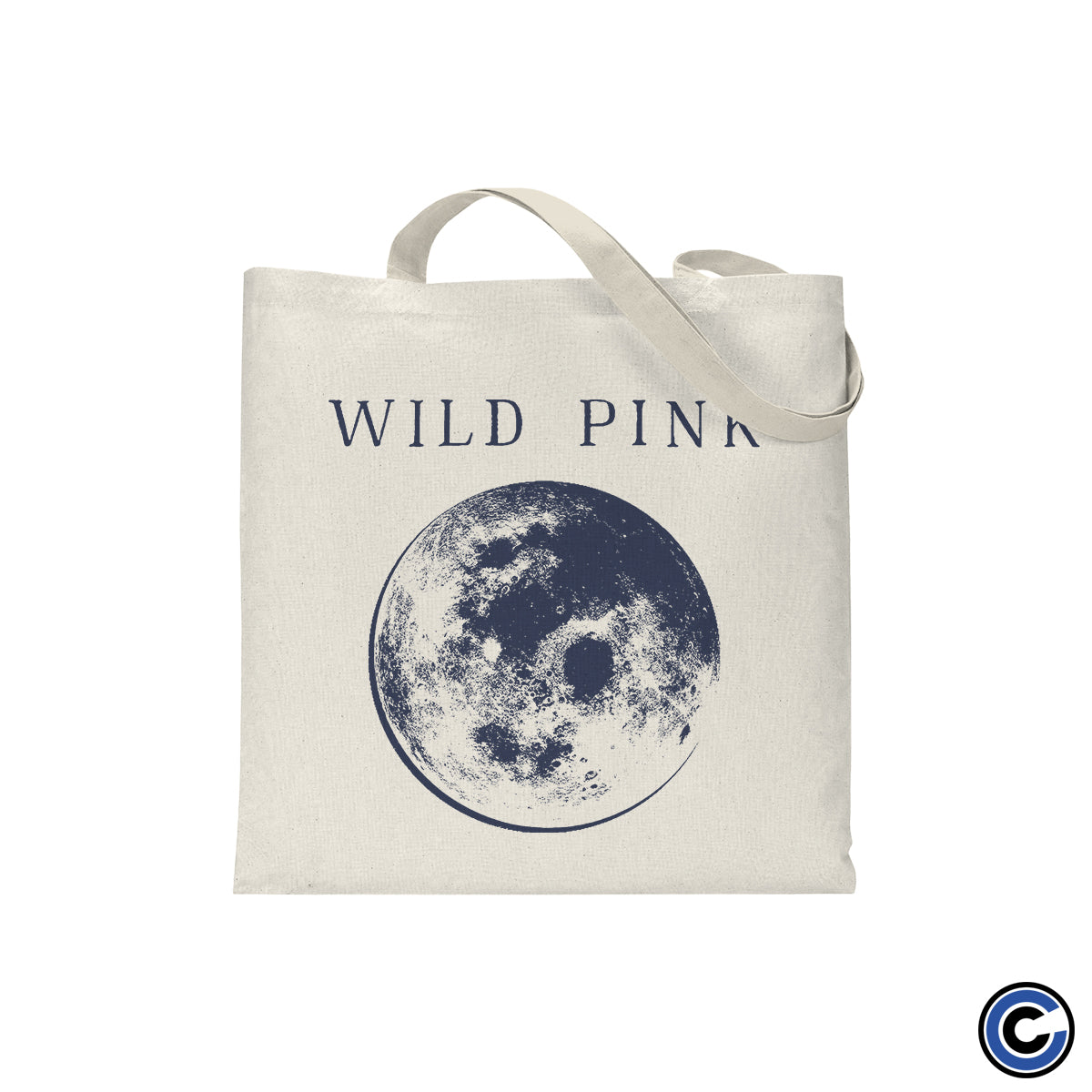 Wild Pink "Moon" Tote Bag