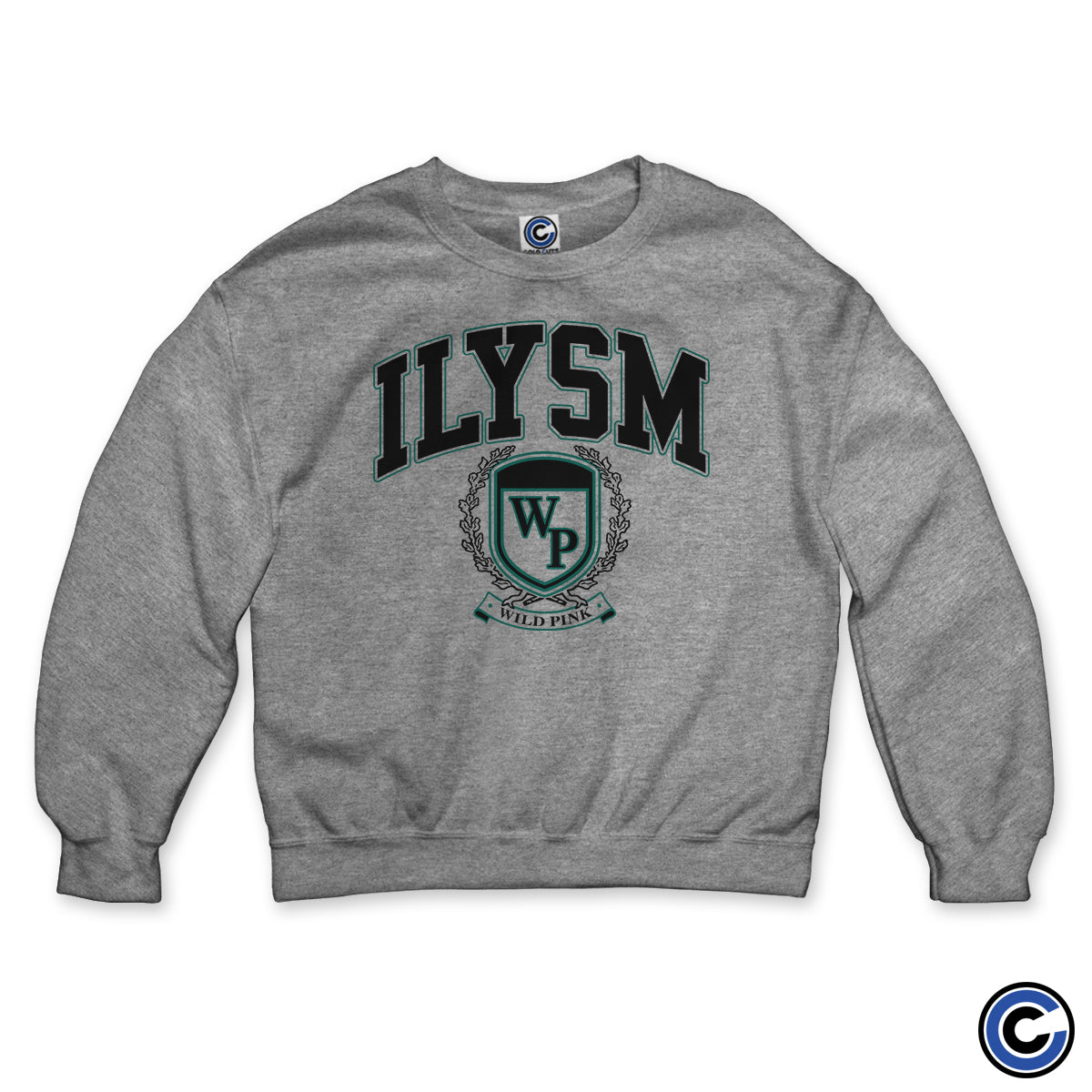 Wild Pink "ILYSM Crew Collegiate" Crewneck