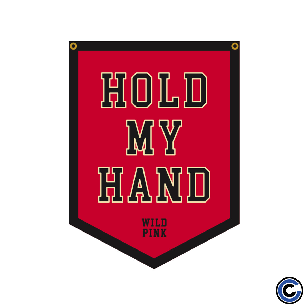 Wild Pink x Oxford Pennant "Hold My Hand" Camp Flag