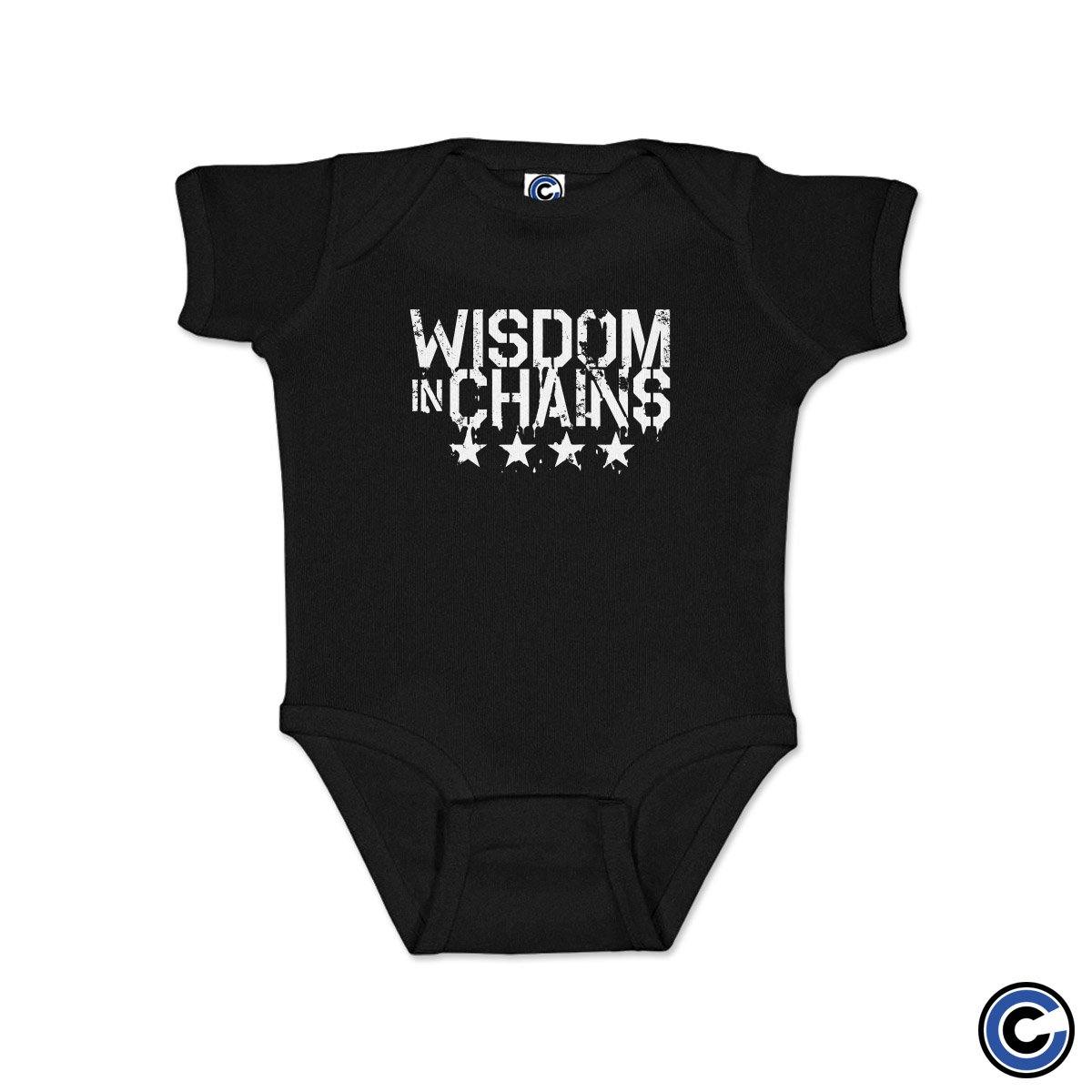 Buy – Wisdom In Chains "Stars Logo" Onesie – Band & Music Merch – Cold Cuts Merch