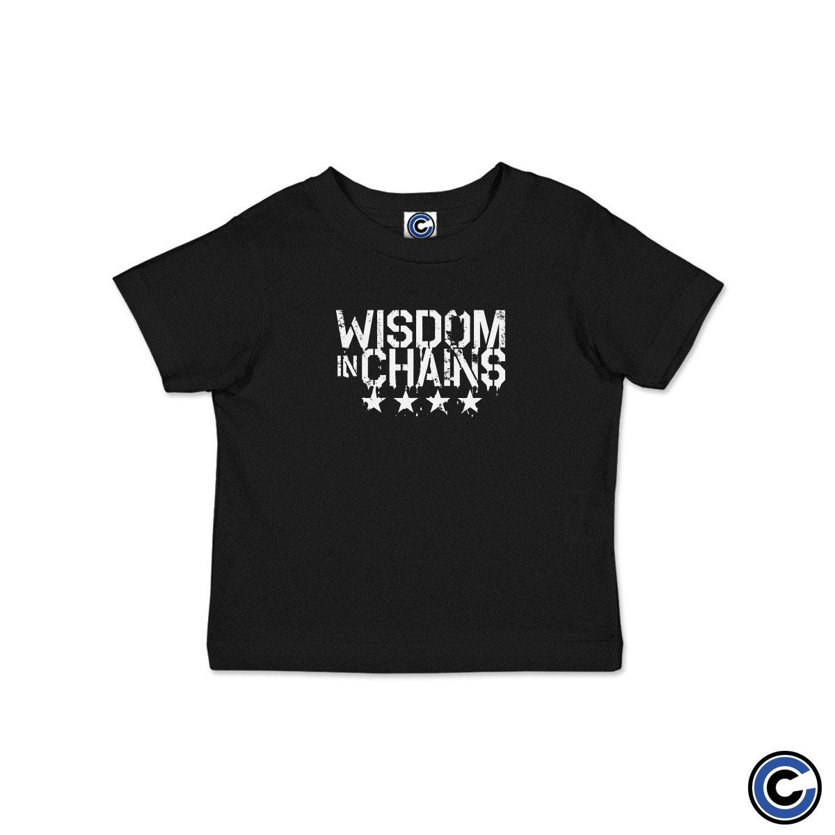 Buy – Wisdom In Chains "Stars Logo" Toddler Shirt – Band & Music Merch – Cold Cuts Merch