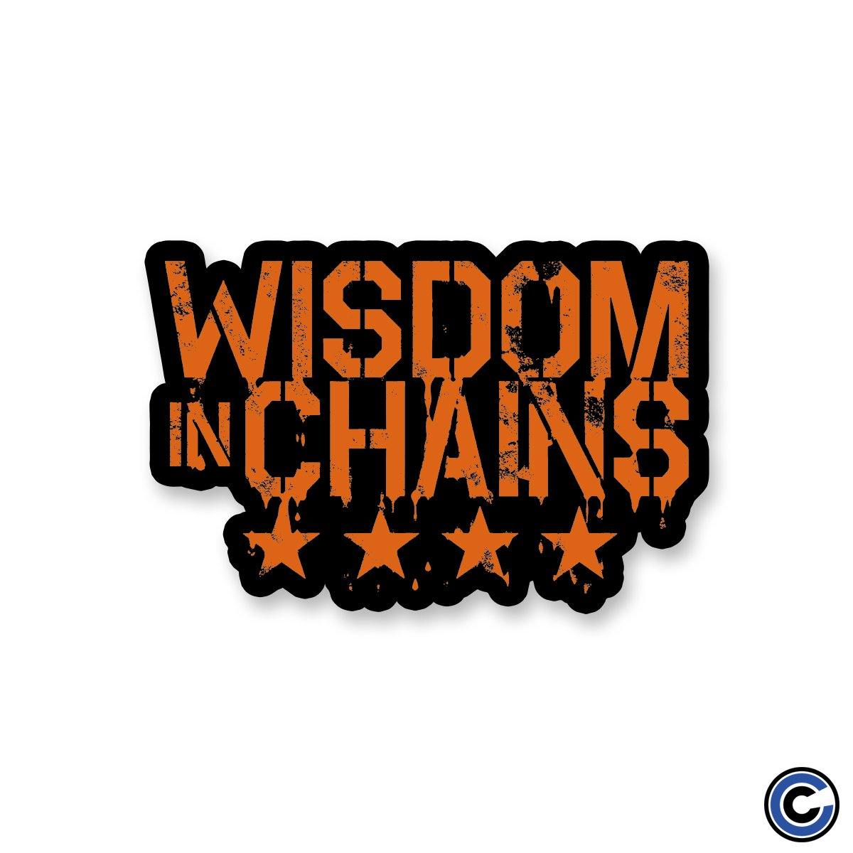 Buy – Wisdom In Chains "Stars Logo" Sticker – Band & Music Merch – Cold Cuts Merch