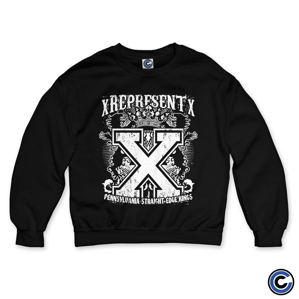 Buy – XRepresentX "Crowned X" Crewneck – Band & Music Merch – Cold Cuts Merch