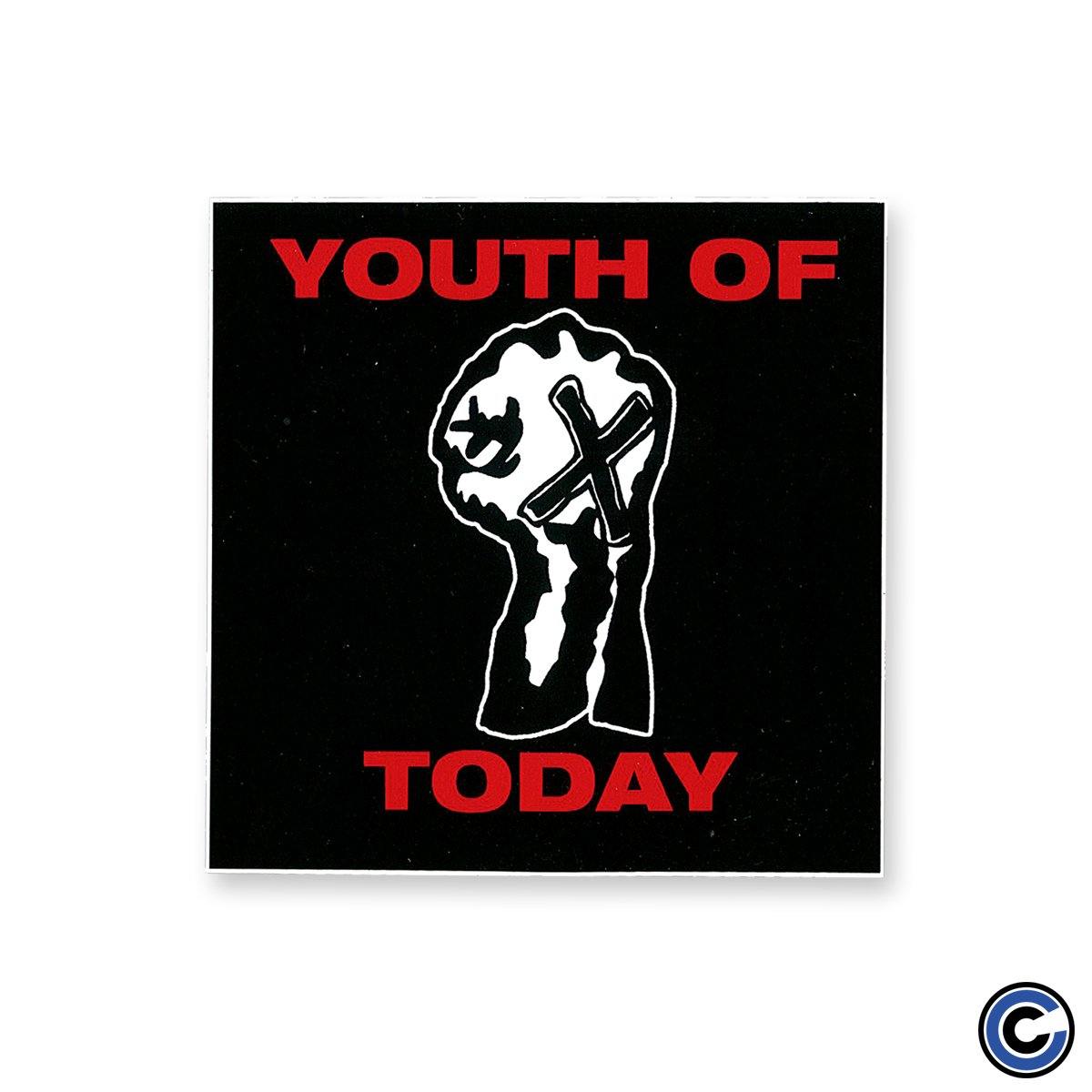 Buy – Youth of Today "Fist" Sticker – Band & Music Merch – Cold Cuts Merch