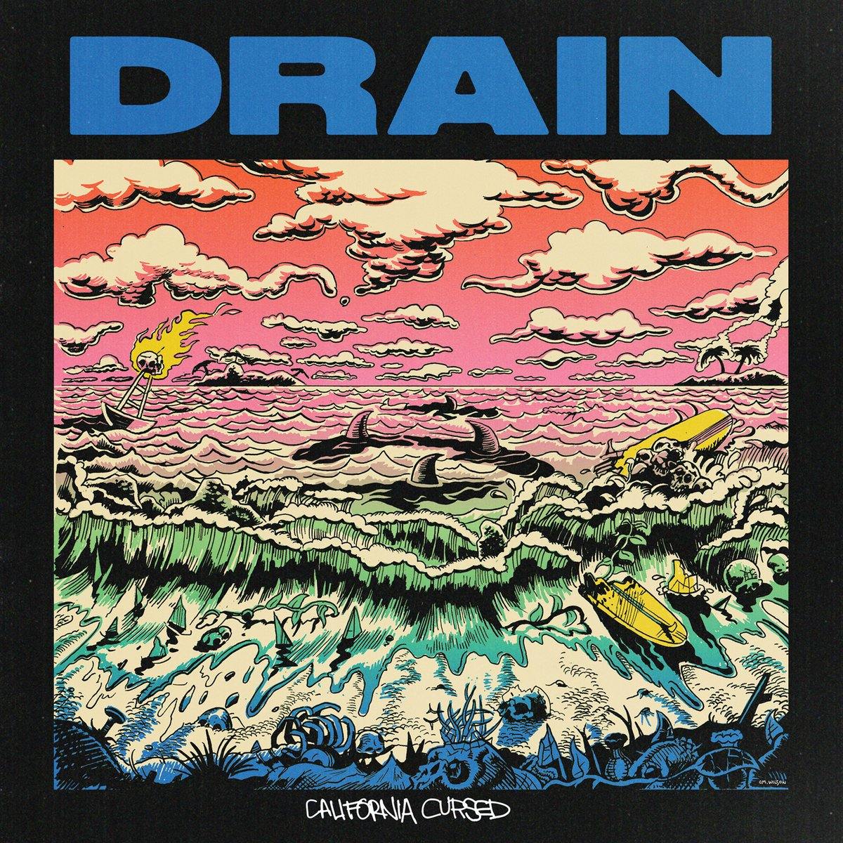 Buy – Drain "California Cursed" Cassette – Band & Music Merch – Cold Cuts Merch
