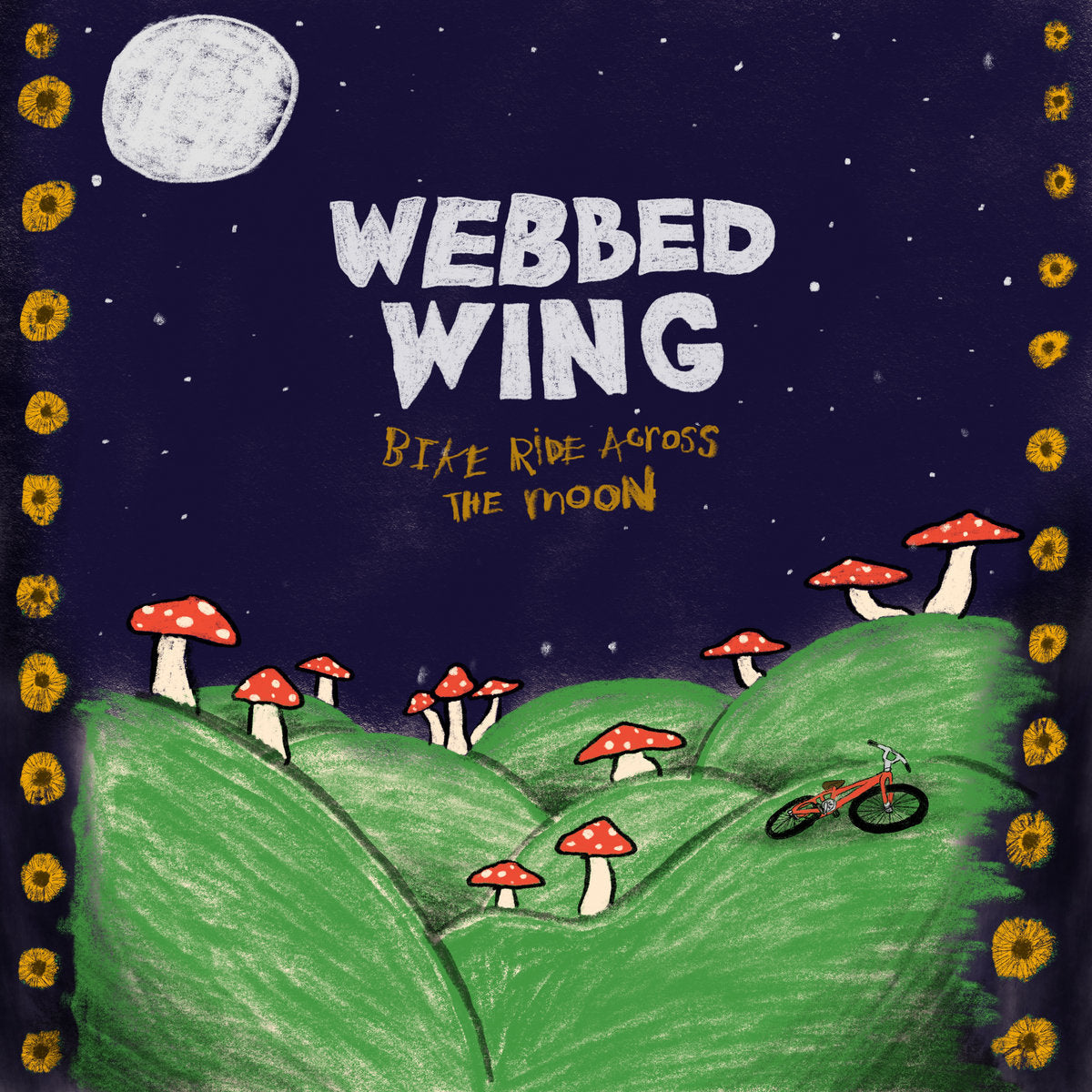 Webbed Wing "Bike Ride Across The Moon" 12" Vinyl