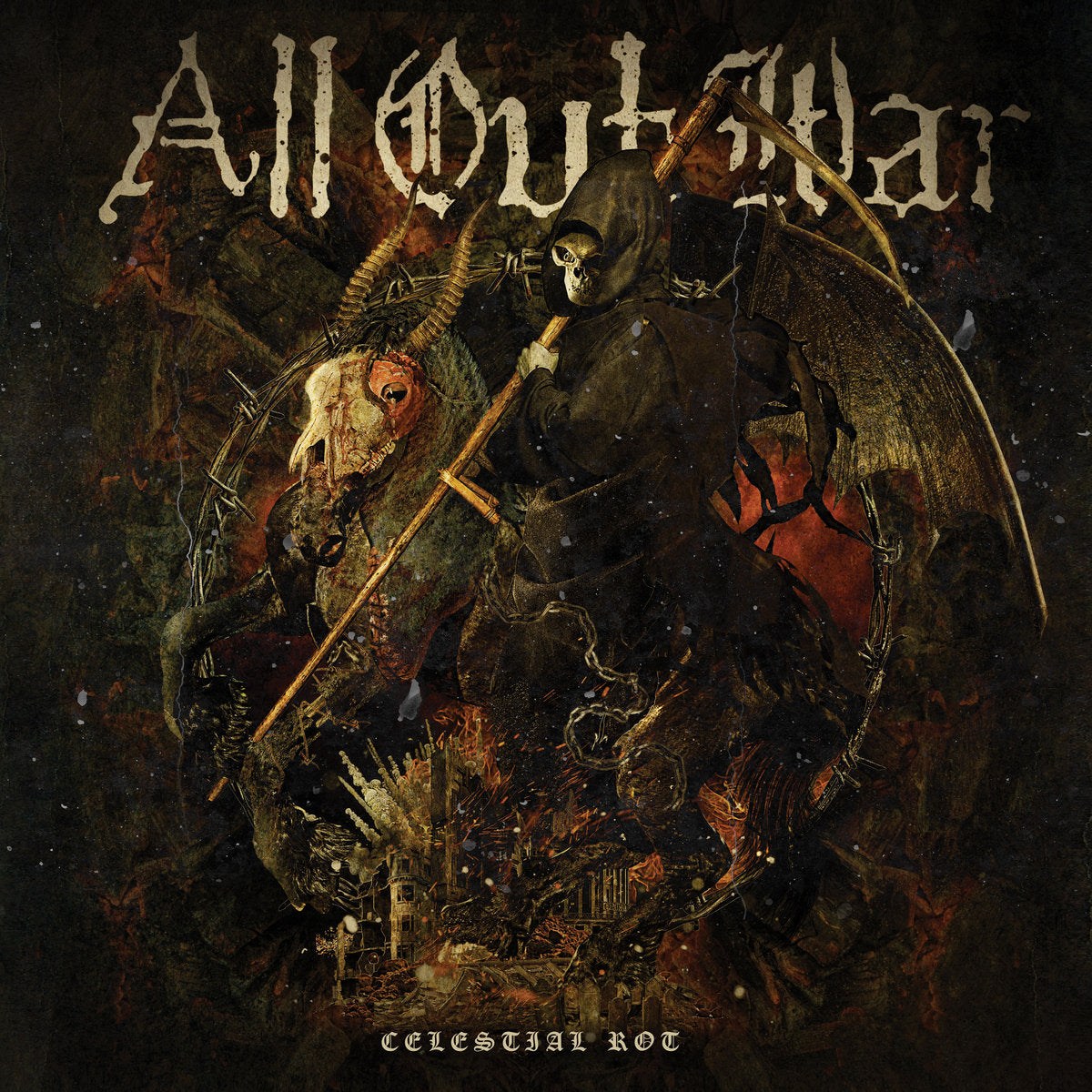 All Out War "Celestial Rot" 12" Vinyl