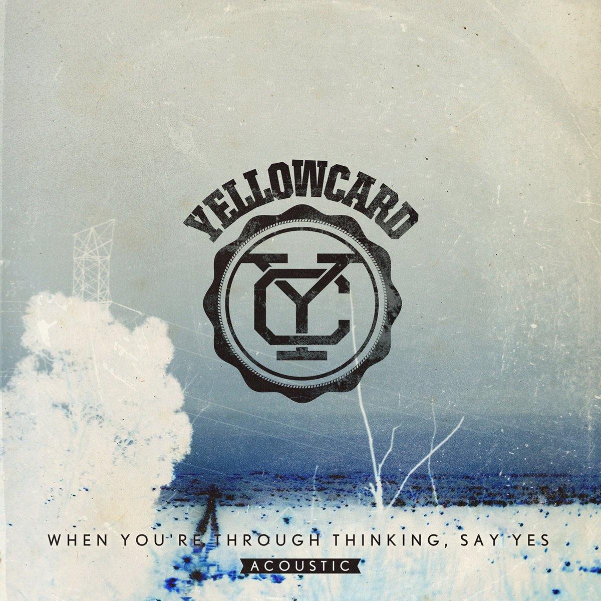 Buy – Yellowcard "When You're Through Thinking, Say Yes" 12" – Band & Music Merch – Cold Cuts Merch