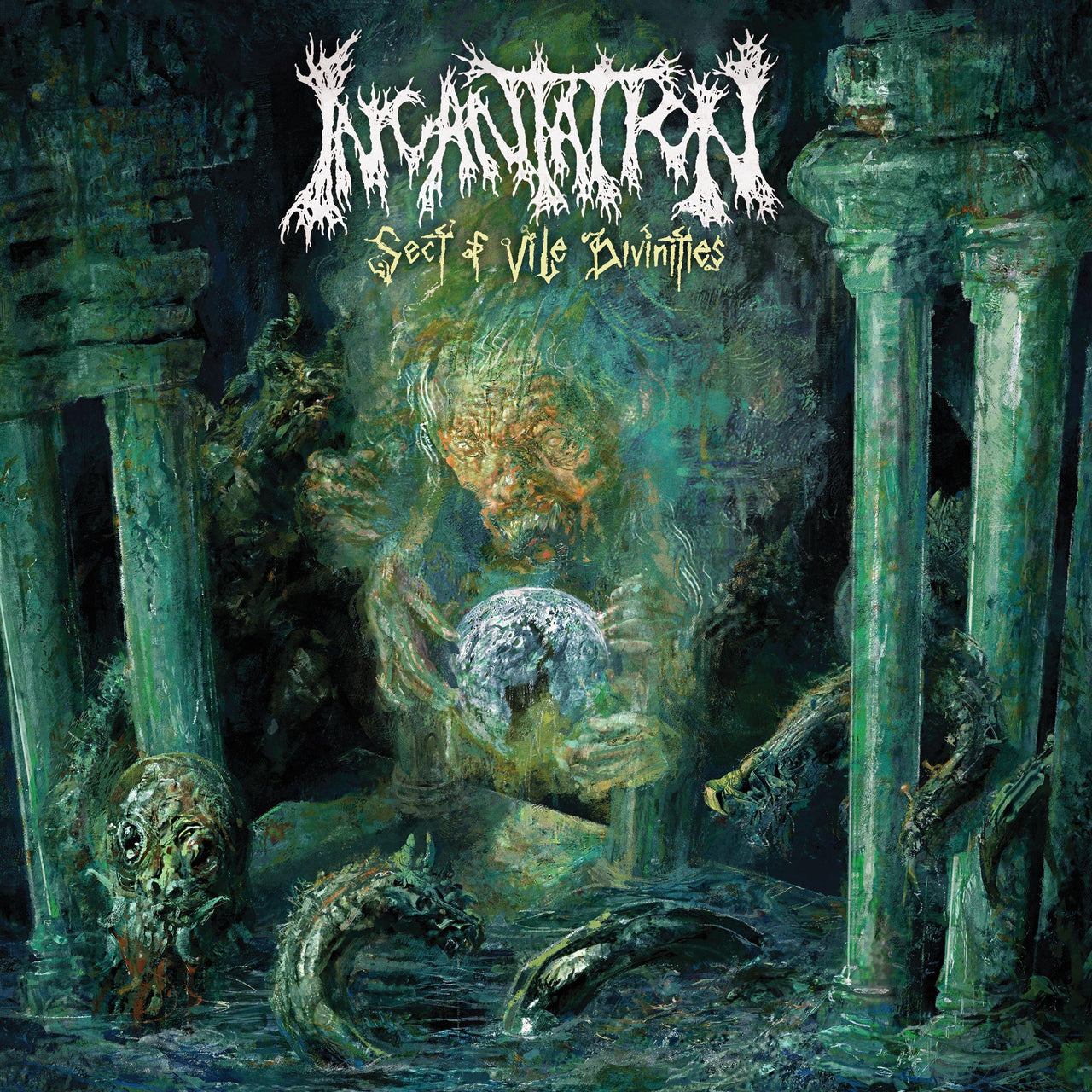 Buy – Incantation "Sect of Vile Divinities" 12" – Band & Music Merch – Cold Cuts Merch