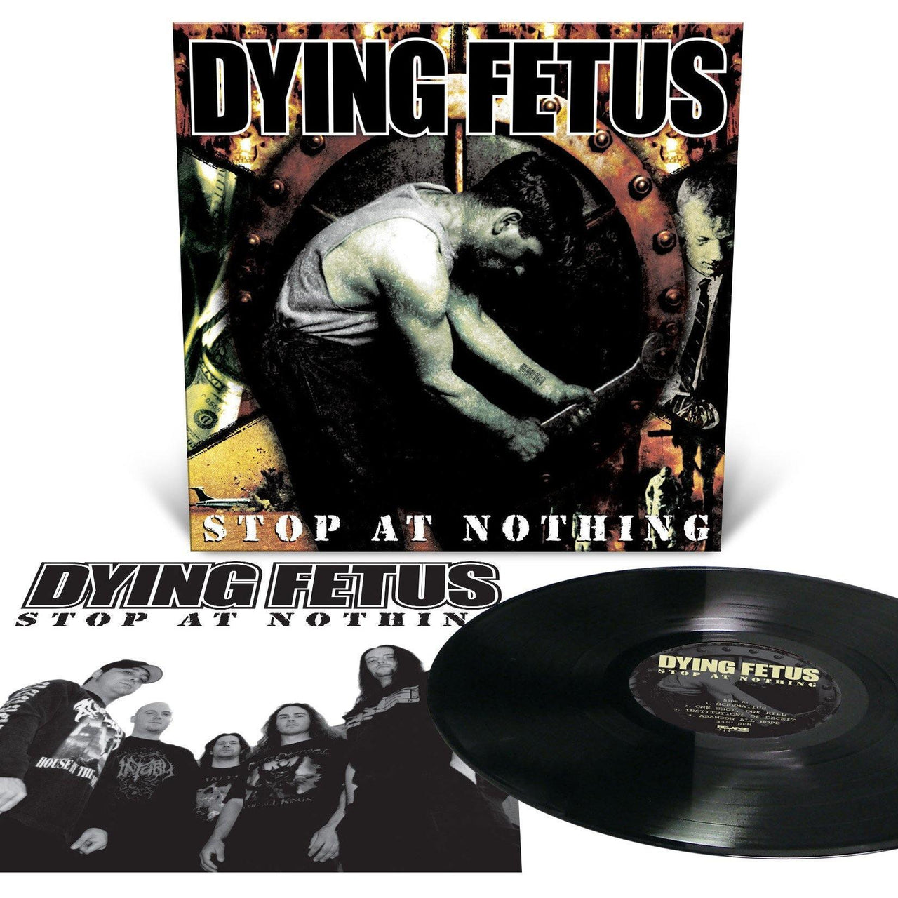 Buy – Dying Fetus "Stop At Nothing" 12" – Band & Music Merch – Cold Cuts Merch
